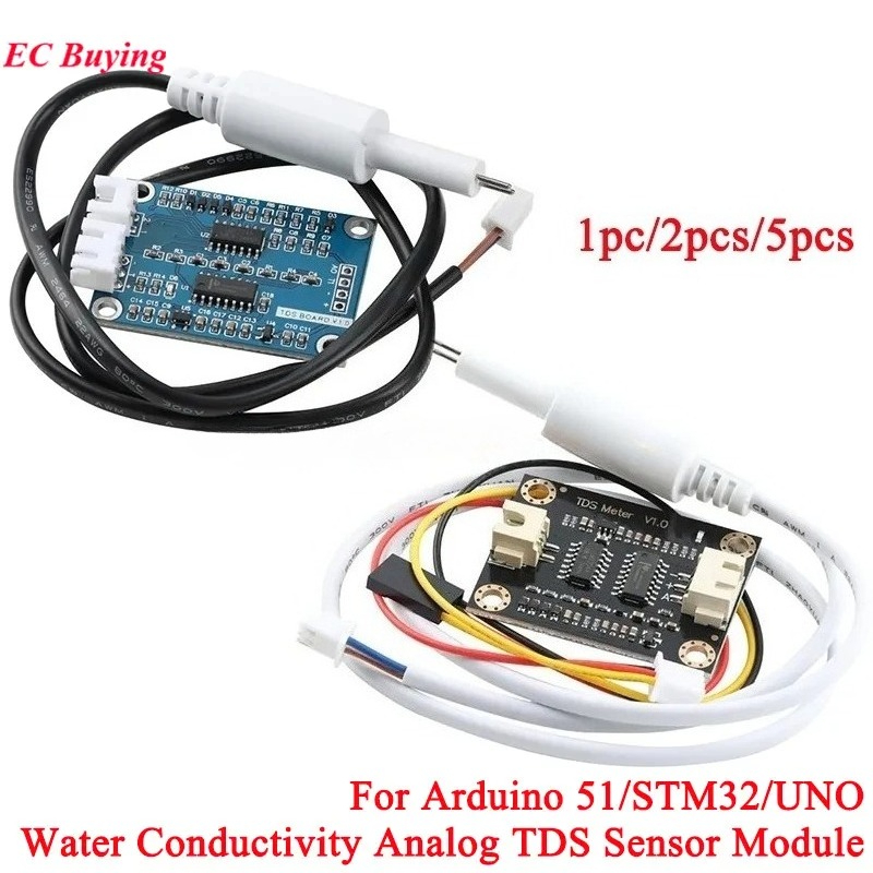 Hydration Sensor Skin - TDS Sensor โมดูล Analog สัญญาณละลายของแข็งการนําไฟฟ้าของเหลวการตรวจจับการตรวจสอบคุณภาพสําหรับ Arduino