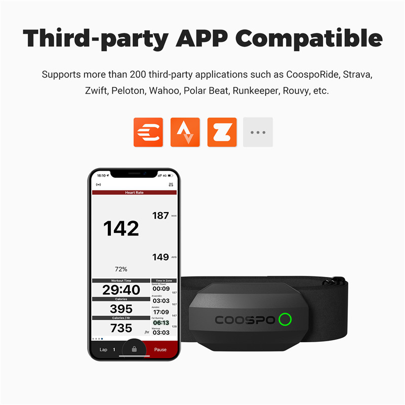 Coospo สายรัดหน้าอกเซ็นเซอร์วั - Breath Rate Monitor บทวิจารณ์และราคา