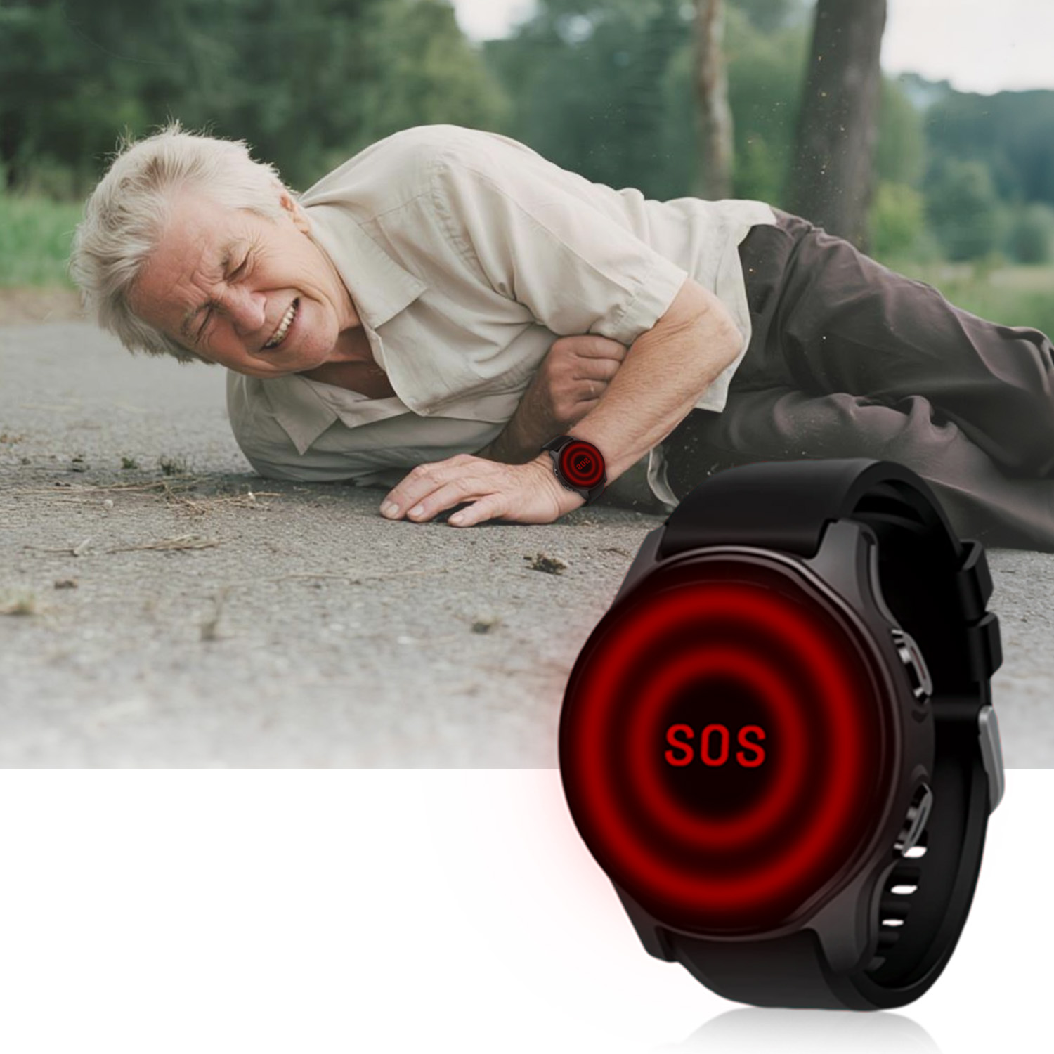 นาฬิกาอัจฉริยะระบบนำทาง GPS 4G - Fall Detection Watch บทวิจารณ์และราคา
