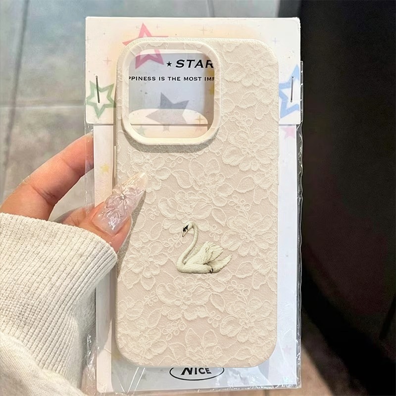 เคสโทรศัพท์ลายลูกไม้ลายหงส์ ผิ - Apple Iphone 15 บทวิจารณ์และราคา