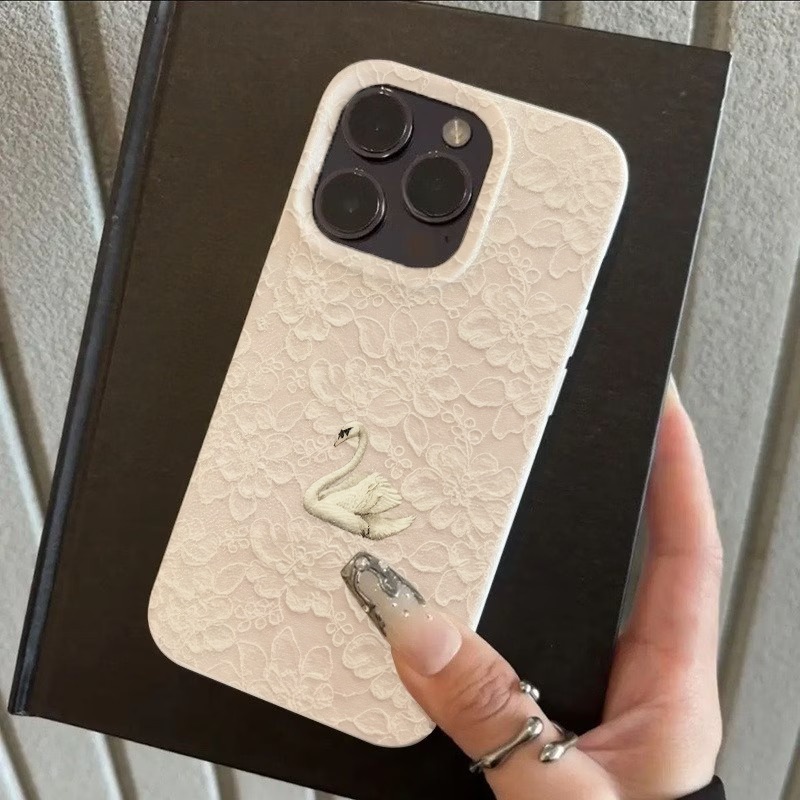 เคสโทรศัพท์ลายลูกไม้ลายหงส์ ผิ - Apple Iphone 15 บทวิจารณ์และราคา